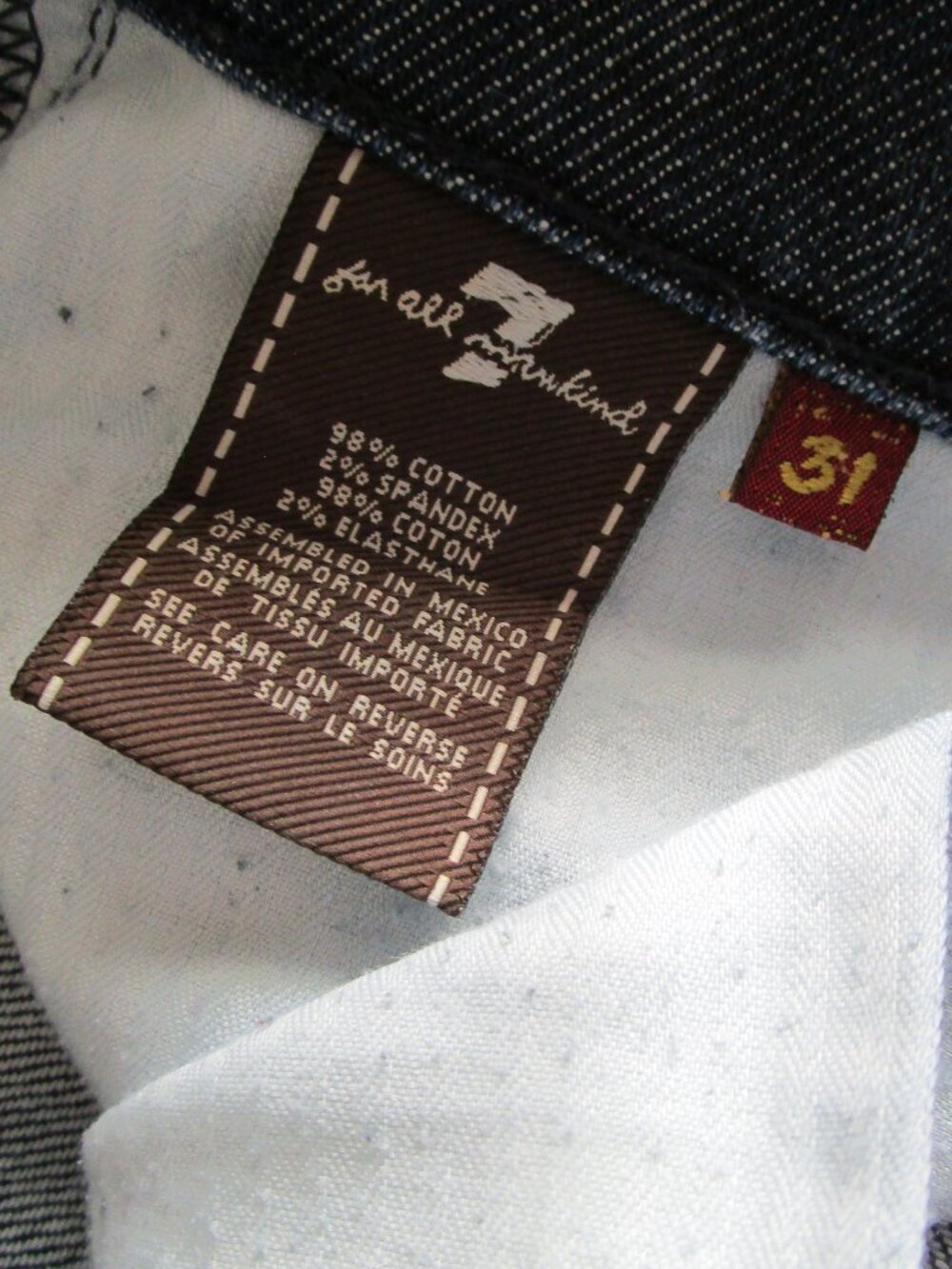 7 For All Mankind Flare Denim - Picture 5 of 10